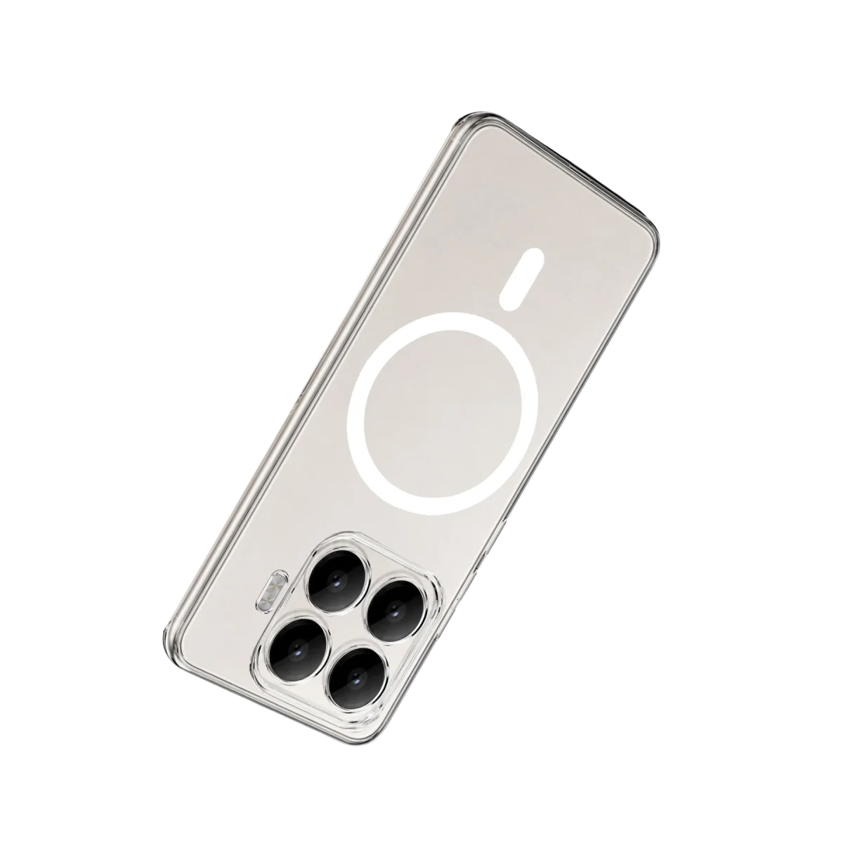 Xiao 17t Combo Sert Şeffaf Magsafe Kapak - Şeffaf görsel 4
