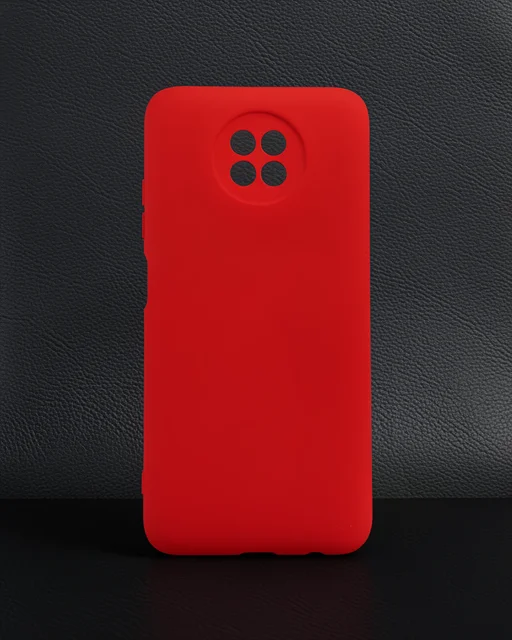 Xiaomi Redmi Note 9 5g Kılıf Nano İçi Kadife Silikon - Kırmızı