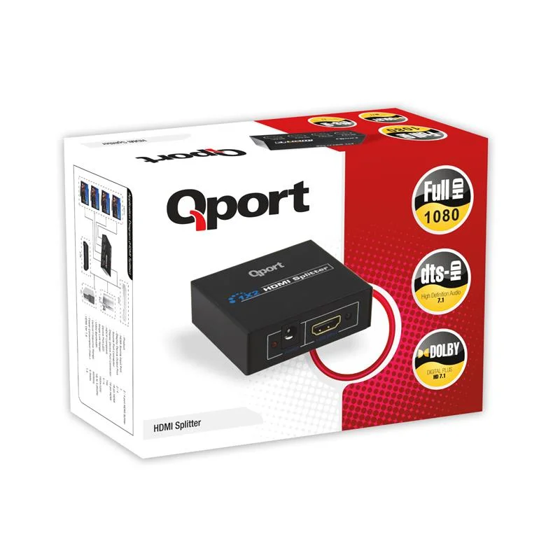 Q-SPL4 Full Hd 1 Giriş 4ÇIKIŞLI Hdmı Splıtter (sinyal Çoğaltıcı) görsel 3