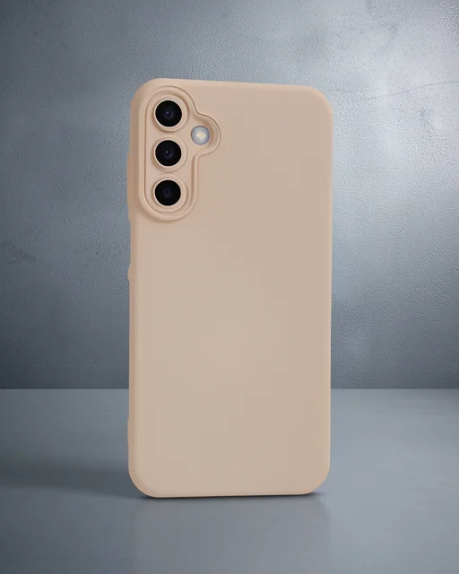 Samsung Galaxy A15 4g Kılıf Nano İçi Kadife Silikon - Pudra