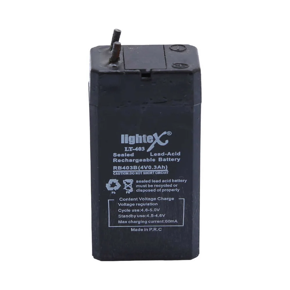 LT-403 4V 0.3Ah Işıldak Fener Aküsü