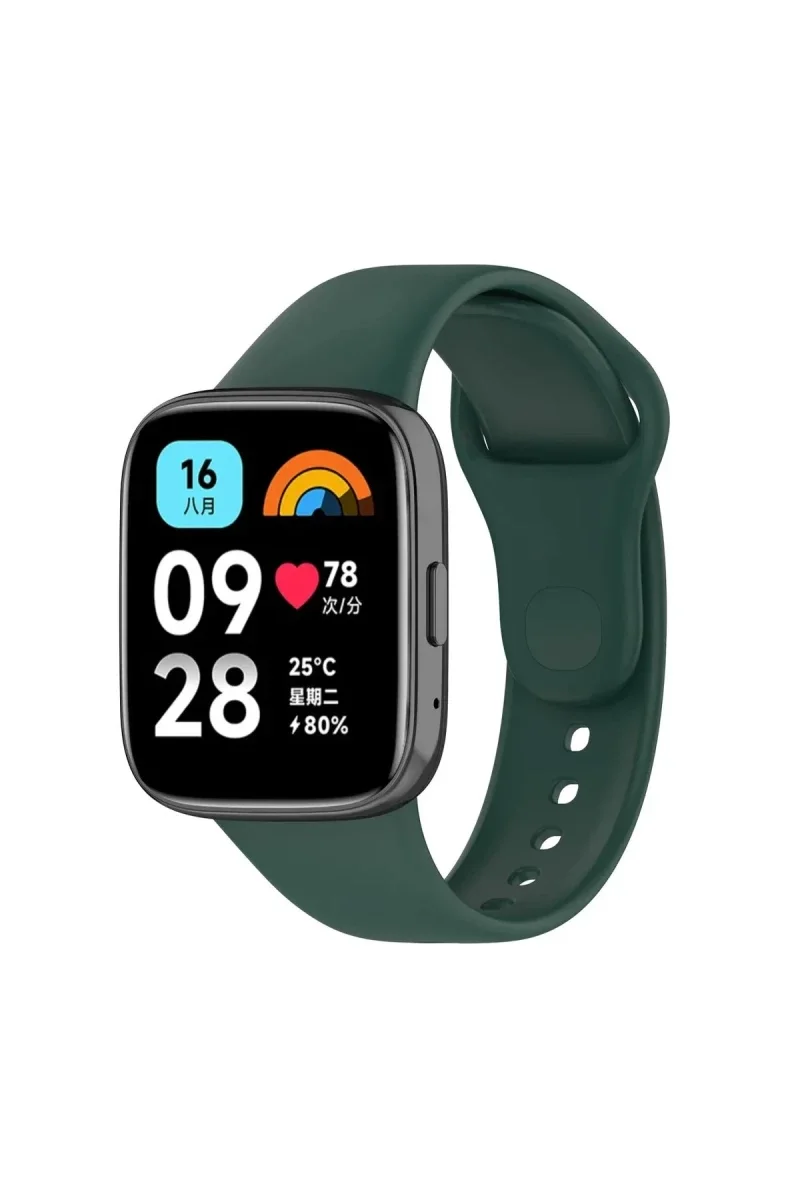 Xiao Red Watch 3 Active Klasik Kordon - Haki Yeşil