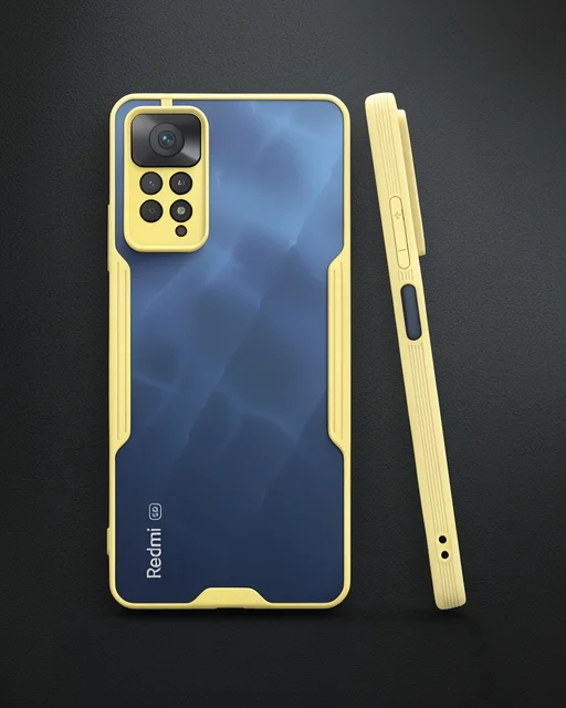 Xiaomi Redmi Note 11 Pro Kılıf Platin Silikon - Sarı