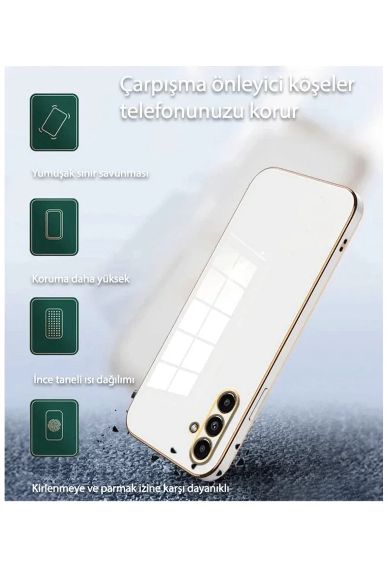 Samsung Galaxy A16 5G Kılıf Volet Silikon - Siyah görsel 2
