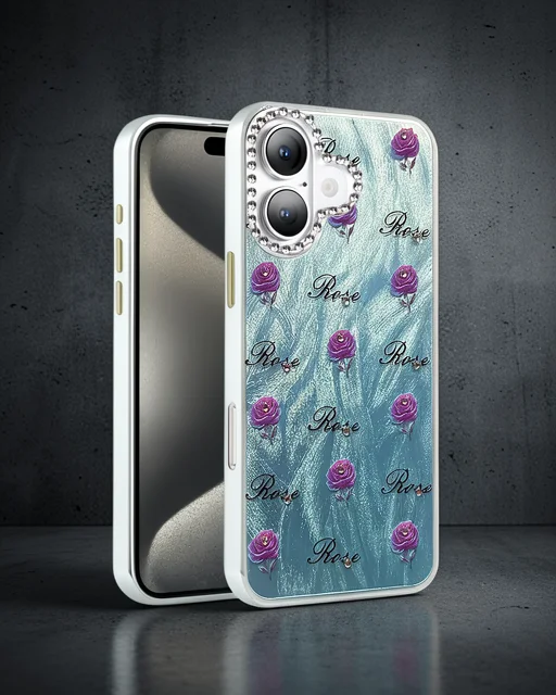 Apple İphone 16 Plus Kılıf Blade Aynalı Desenli Kapak - Desen 9