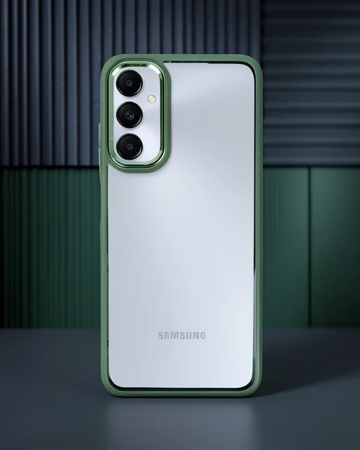 Samsung Galaxy A05s Kılıf Power Silikon - Koyu Yeşil