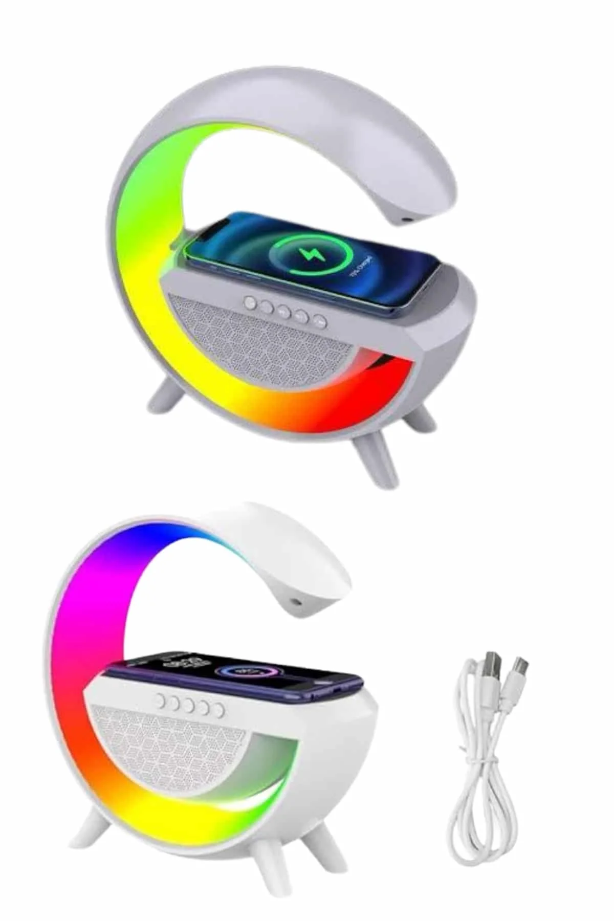 Yeni Nesil Bluetooth Hoparlör Speaker 5.0 Taşınabilir G Şeklinde Powerbankli Yeni Nesil görsel 5
