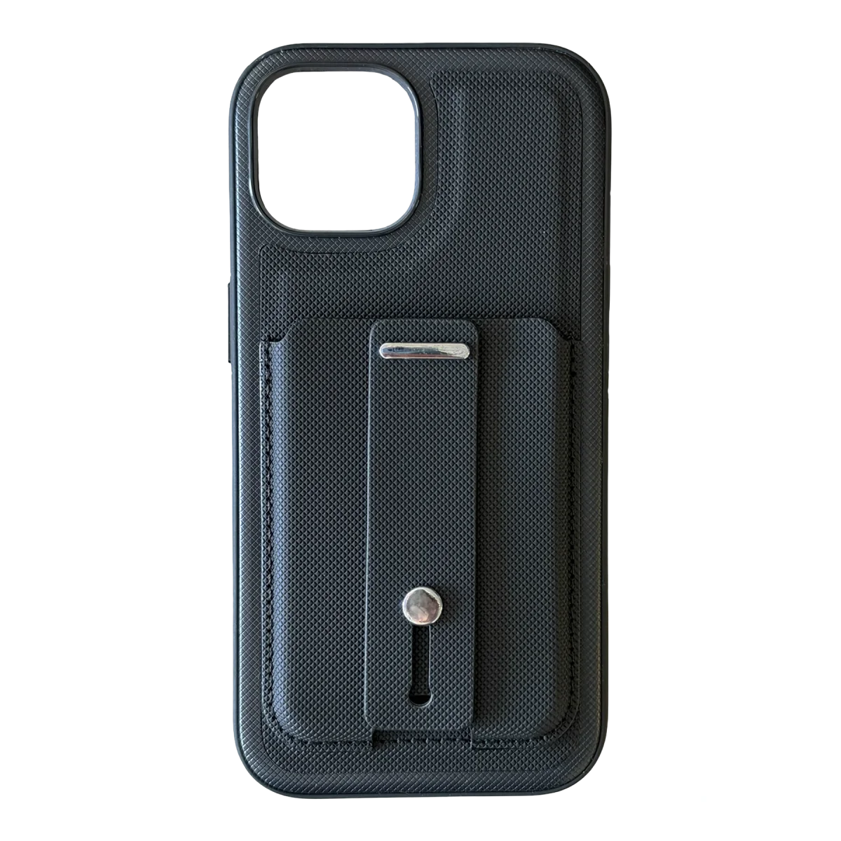 Apple iPhone 15 Latte Kartvizitli Kapak - Siyah