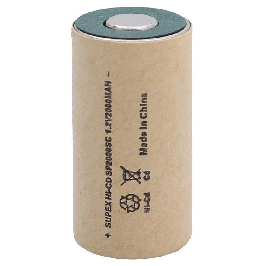 SP2000SC 1.2V NiCd 2000mAh Düz Kafa Süpürge Pili