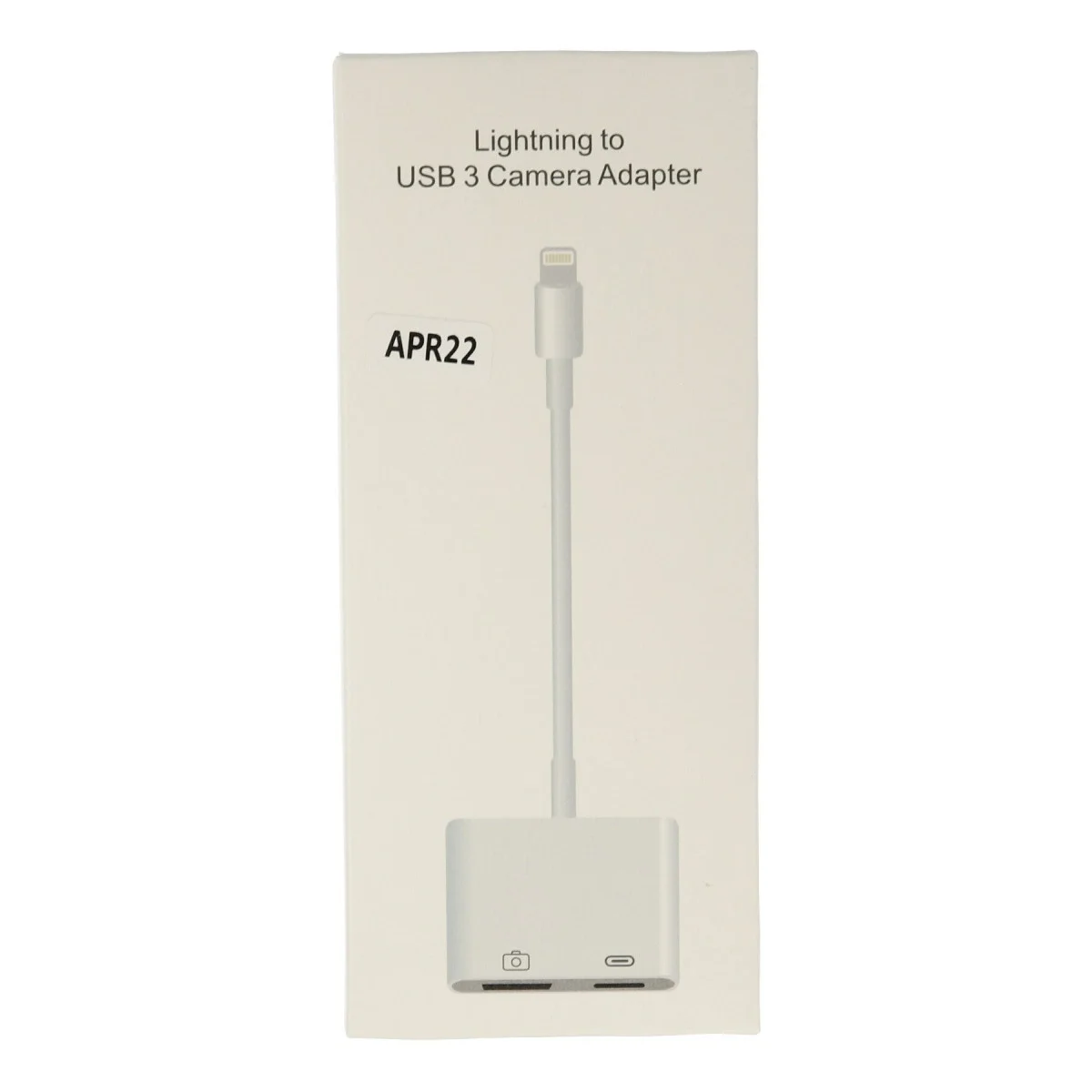 Apr22 Iphone Otg 2in1 - Beyaz görsel 3