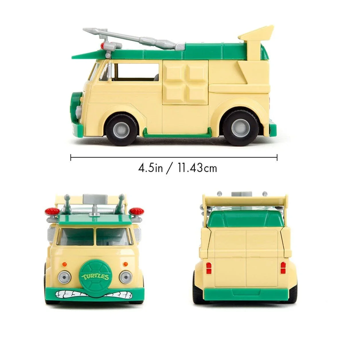 253282000 Jada Turtles Party Wagon 1:32 görsel 5