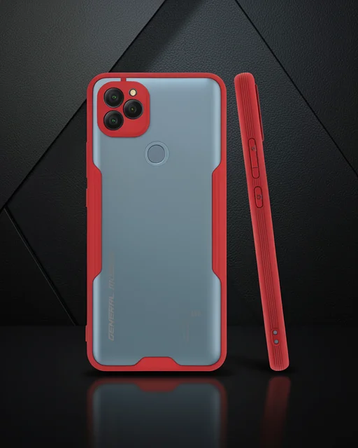 General Mobile Gm 22 Kılıf Platin Silikon - Kırmızı