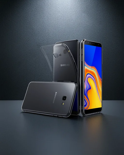 Samsung Galaxy J4 Plus Kılıf Lüx Şeffaf Silikon