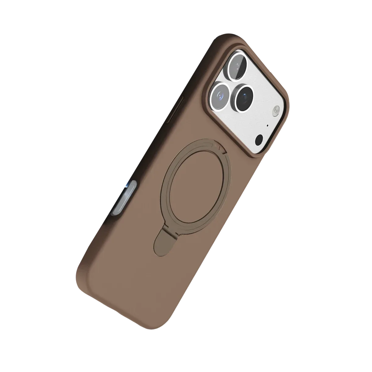 Apple iPhone 17 Pro Regal Magsafe Standlı Kapak - Çöl Titanyum görsel 5