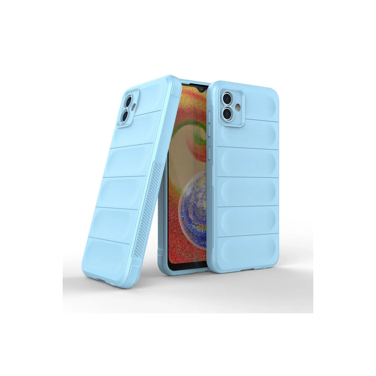Samsung Galaxy A04 Kılıf Optimum Silikon - Sky Blue görsel 2