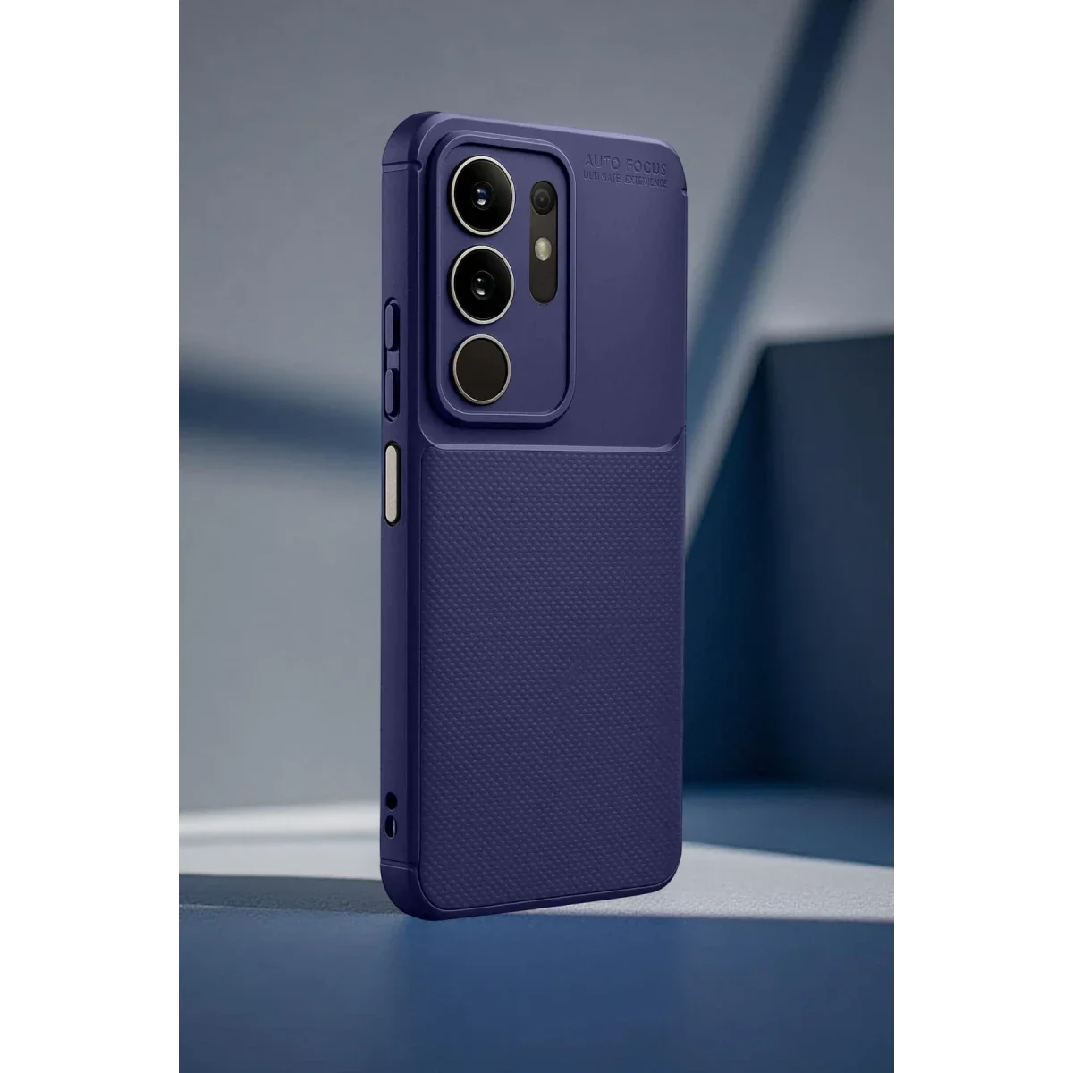Vivo Y29 4G Auto Focus Karbon Kapak - Lacivert görsel 2