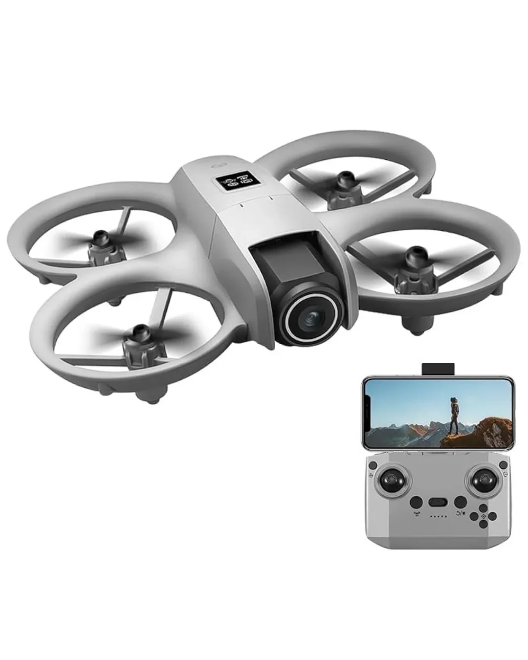 Uzun Şarj Süreli Kameralı ni Drone Işıklı Akıllı Uçuş Sistemli görsel 4