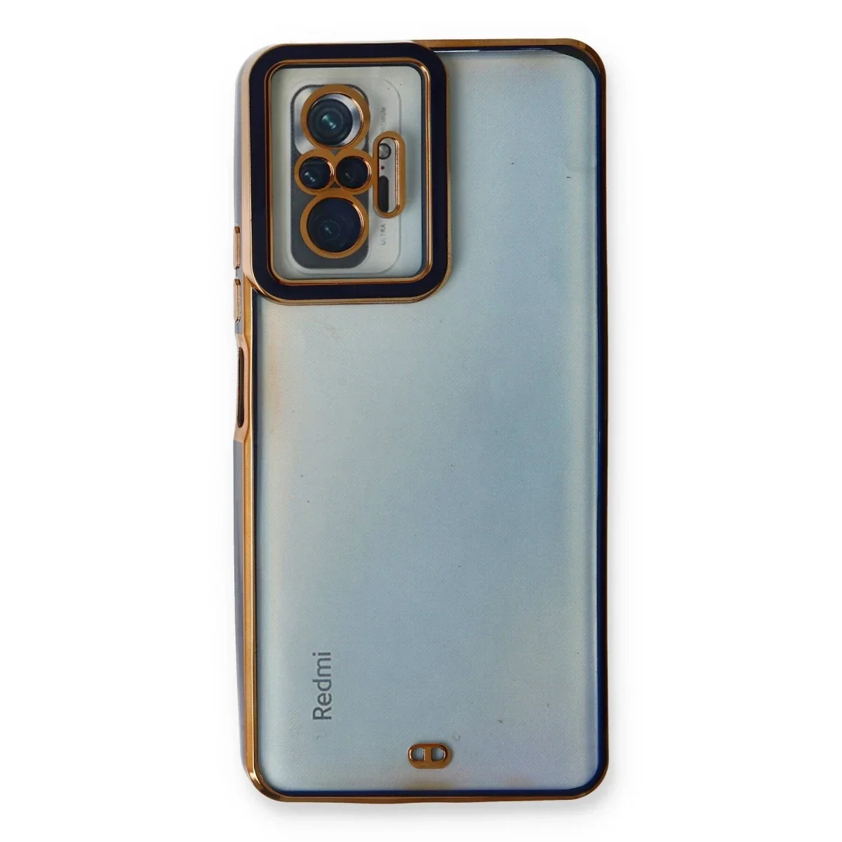 Xiaomi Redmi Note 10 Pro Kılıf Liva Lens Silikon - Mavi görsel 2