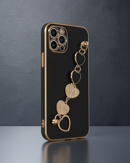 Apple İphone 12 Pro Max Kılıf Esila Silikon - Siyah