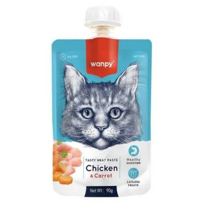 Tavuklu ve Havuçlu Ezme Kedi Ödülü 90 Gr