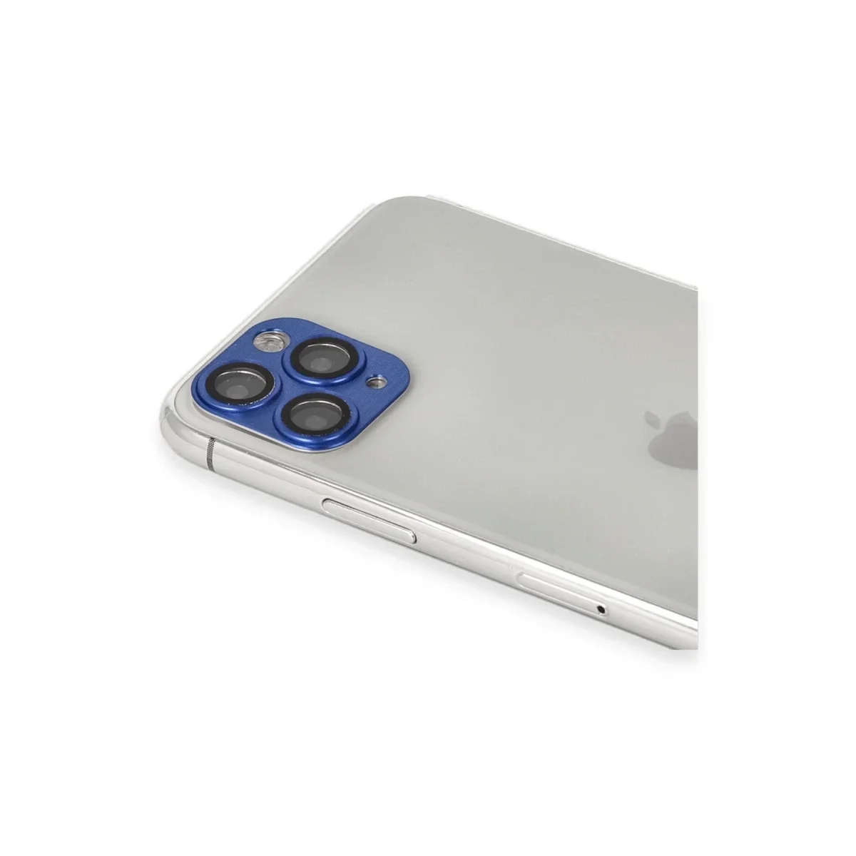 Apple iPhone 11 Pro Max Pers Alüminyum Kamera Lens - Lacivert görsel 3