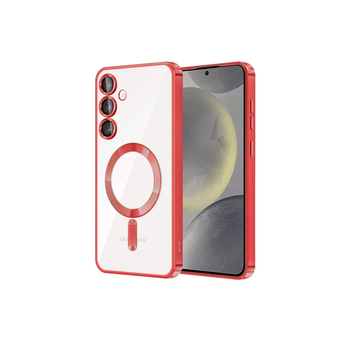 Samsung Galaxy S23 Plus Kılıf Kross Magneticsafe Kapak - Kırmızı