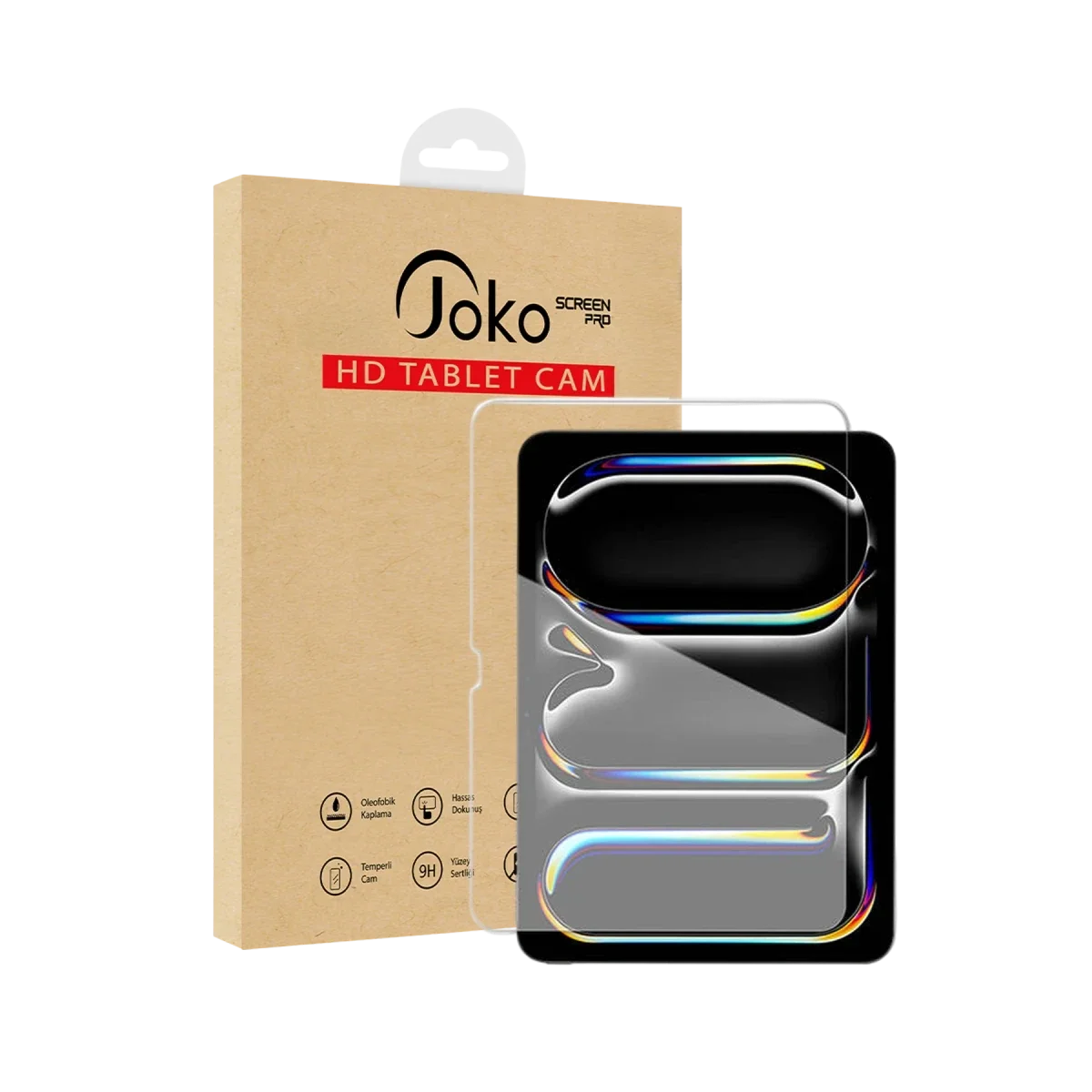 Joko Apple iPad Pro 13 (2024) HD Tablet Cam Ekran Koruyucu - Şeffaf