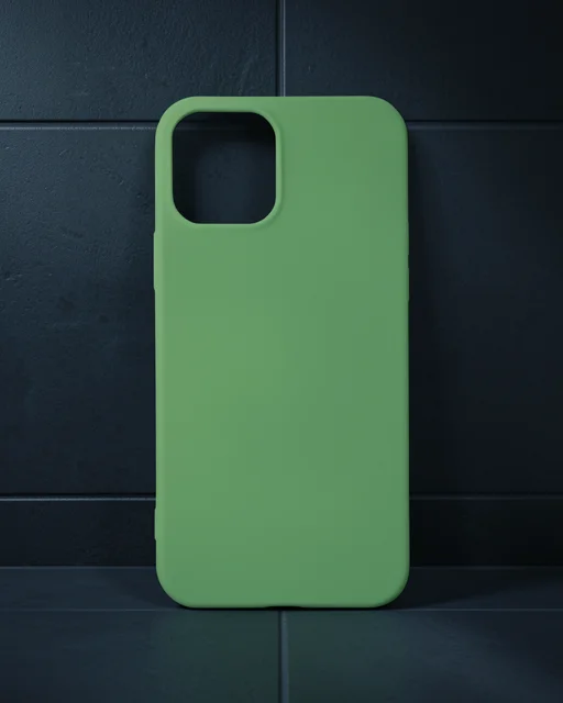 Apple İphone 12 Mini Kılıf First Silikon - Yeşil