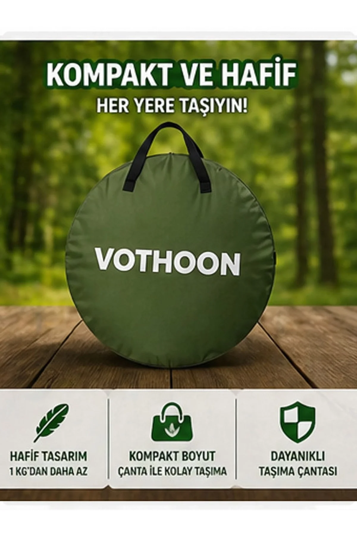 Otomatik Kabin Giyinme Çadırı 120x120x190 Cm Üst Havalandırma Yan Pencereli Duş & Wc Çadırı görsel 4