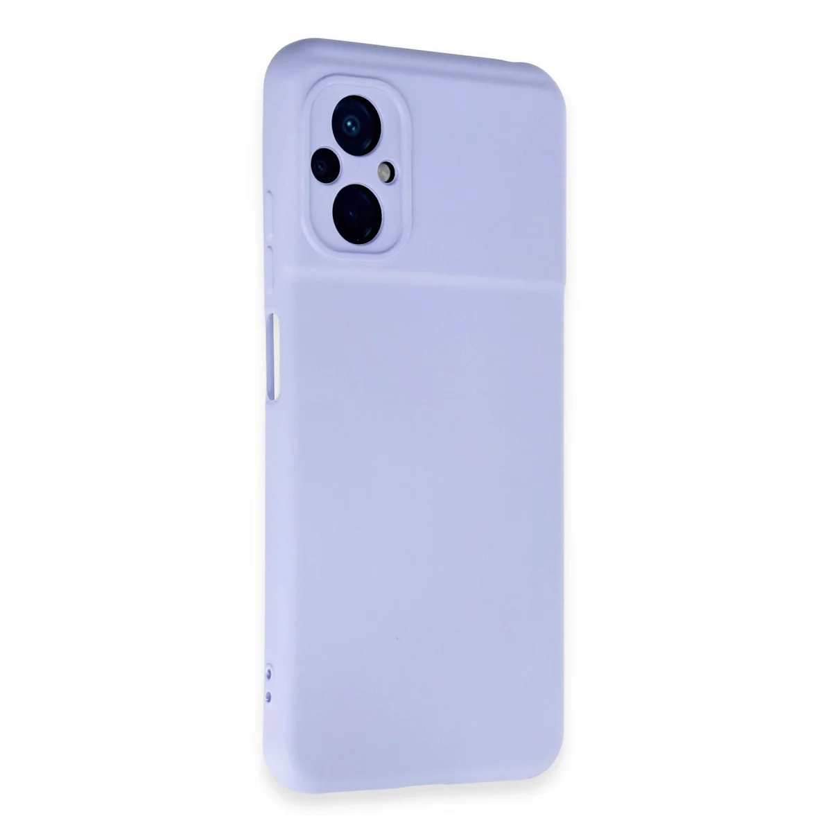 Xiaomi Poco M5 Kılıf Nano İçi Kadife Silikon - Lila görsel 2