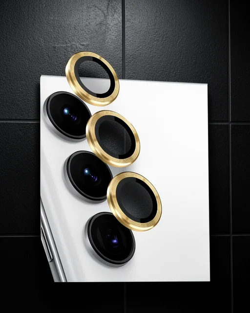 Samsung Galaxy S24 Fe Raze Metal Kamera Lens - Sarı