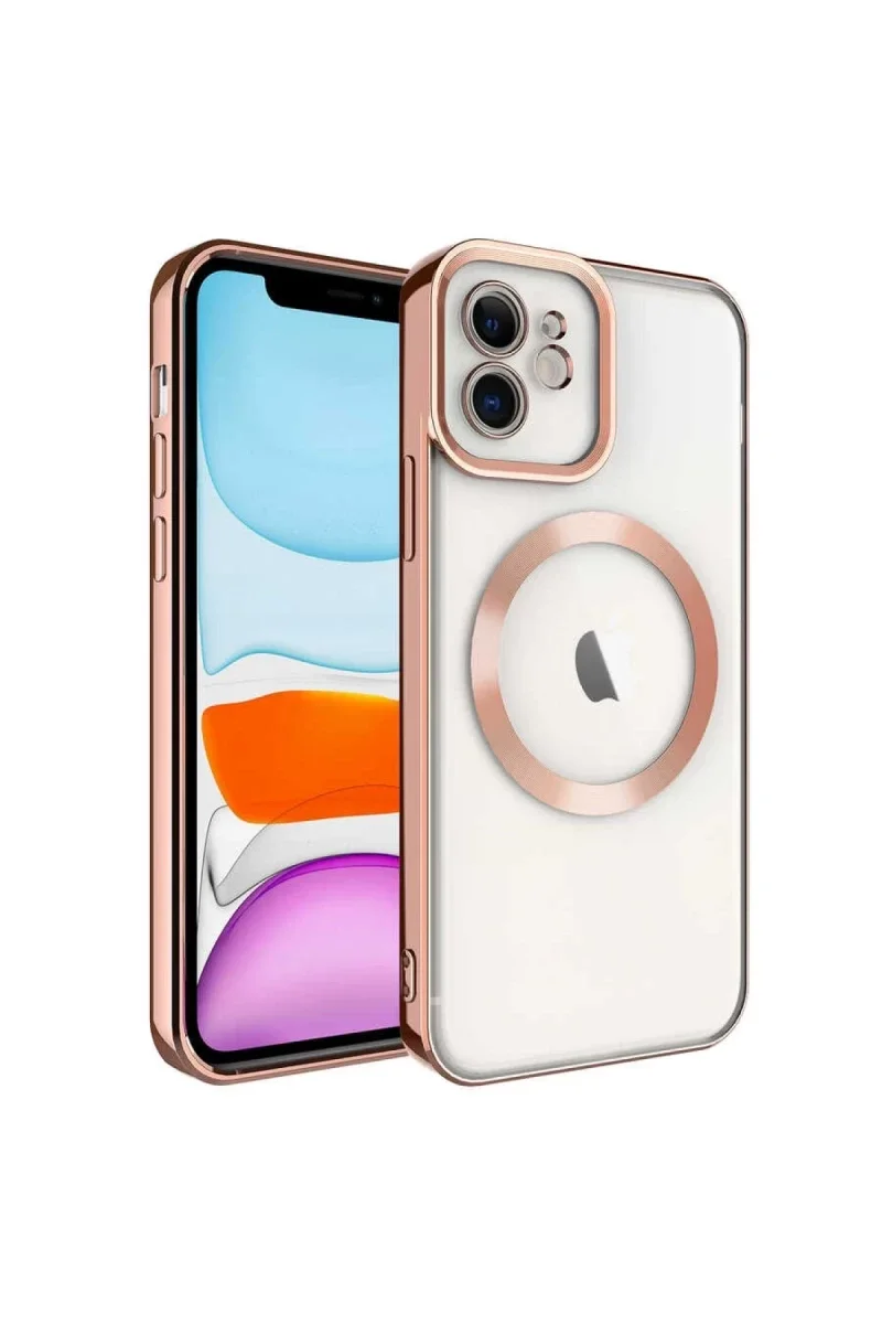 Apple iPhone 11 Kılıf Kross Magneticsafe Kapak - Rose