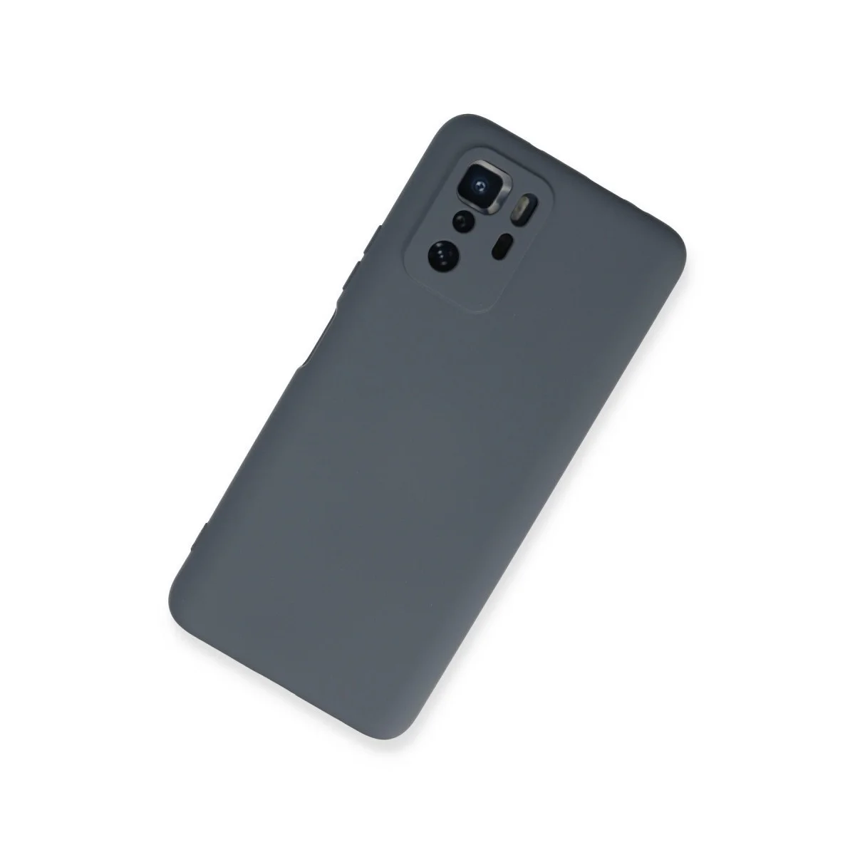 Xiaomi Poco X3 Gt Kılıf Nano İçi Kadife Silikon - Gri görsel 2