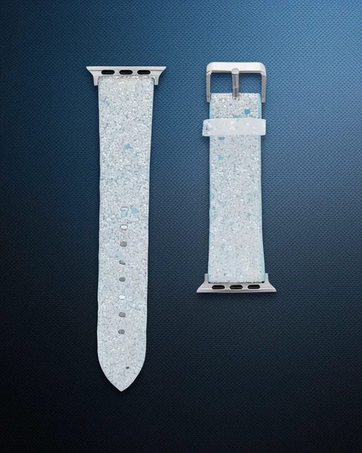 Apple Watch 38mm Ry Taşlı Kordon - Mavi