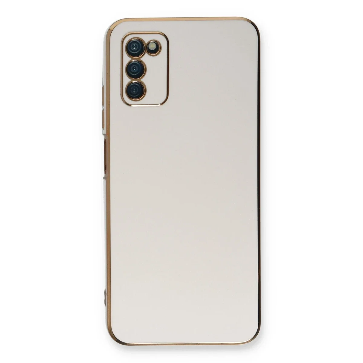 Samsung Galaxy A03S Kılıf Volet Silikon - Beyaz görsel 2
