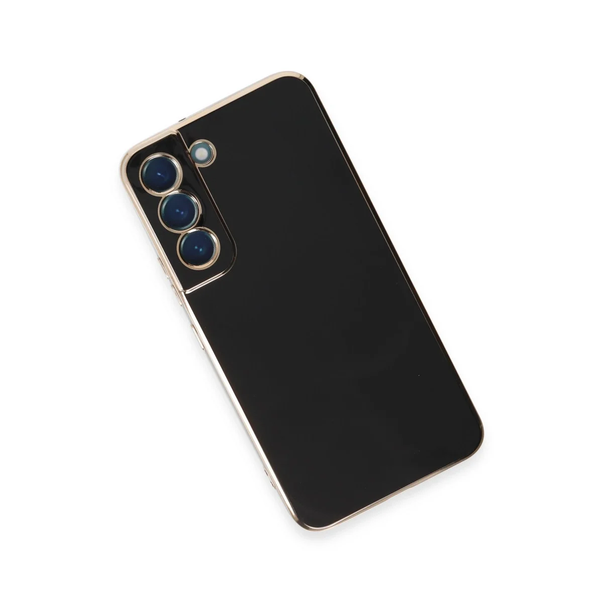 Samsung Galaxy S21 Kılıf Volet Silikon - Siyah görsel 2