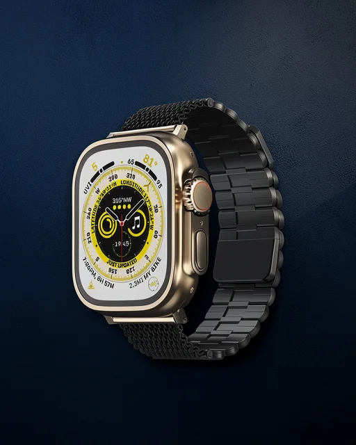 Apple Watch 42mm Ascend Metal Kordon (saat Değildir) - Siyah
