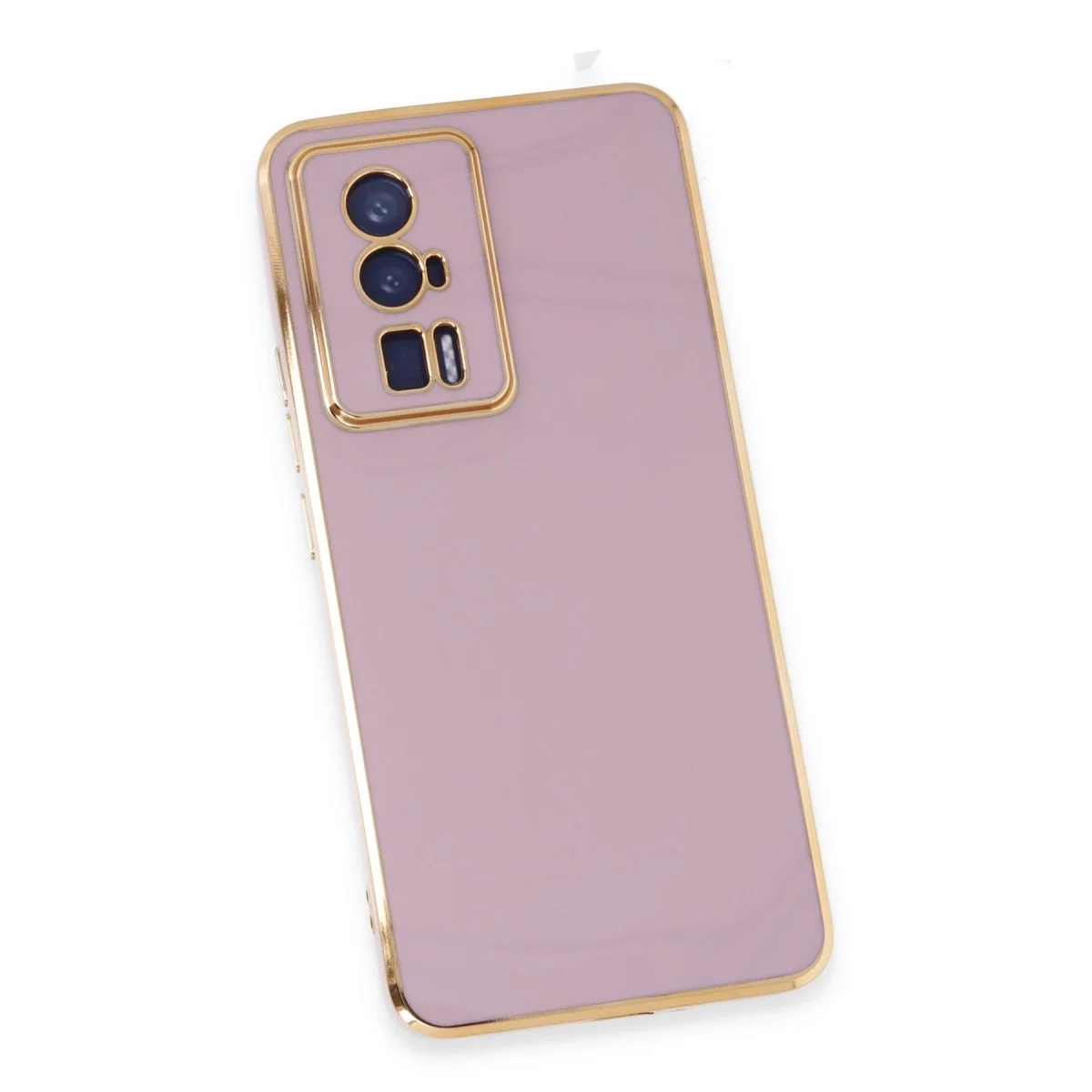 Xiaomi Poco F5 Pro Kılıf Volet Silikon - Mor görsel 4