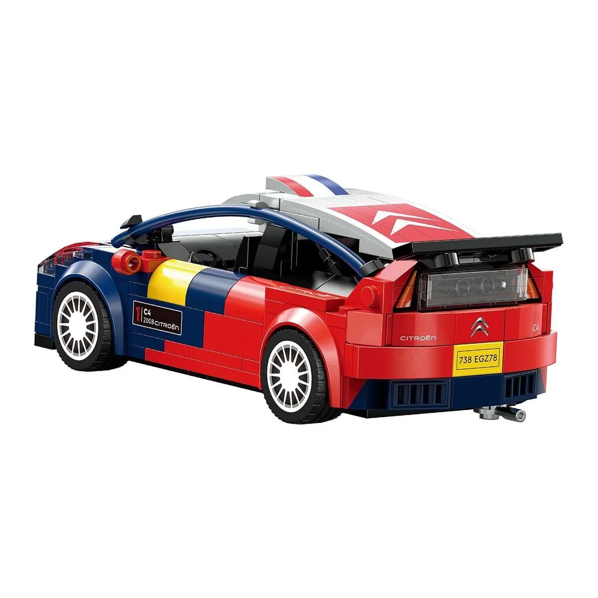 C5503W Cada Citroen C4 Wrc 296 Parça Block Oyuncak görsel 4