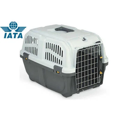3 Iata Tekerleksiz Plastik Kedi ve Köpek Taşıma Kafesi 60x40x39 Cm