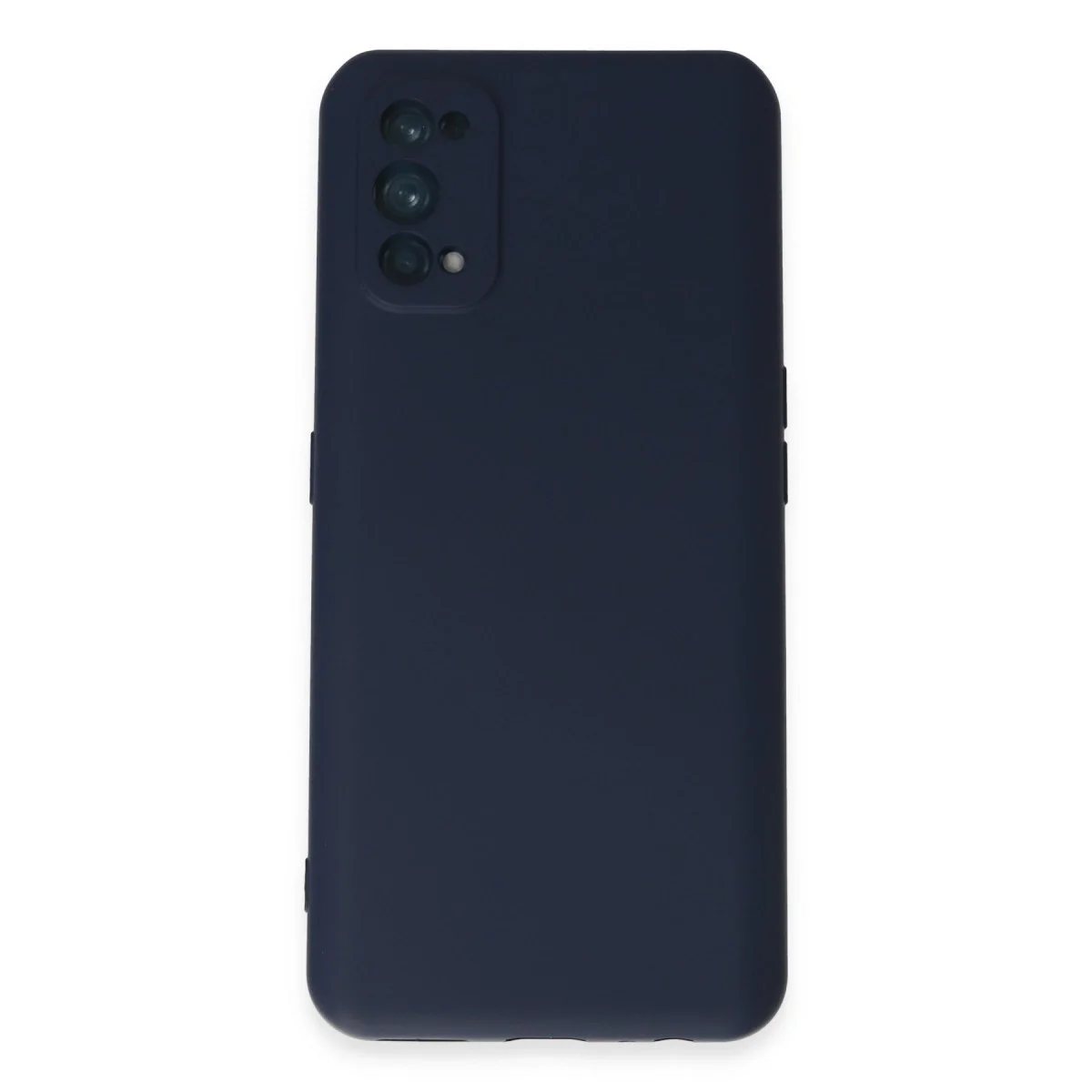 Realme 7 Pro Kılıf Nano İçi Kadife Silikon - Lacivert