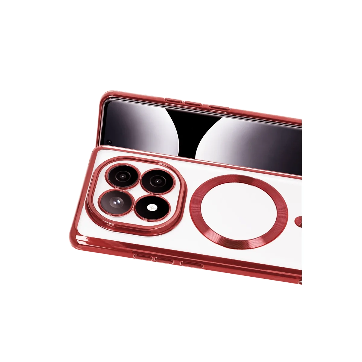 Xiao Red Note 15 4g Kross Magneticsafe Kapak - Kırmızı görsel 2