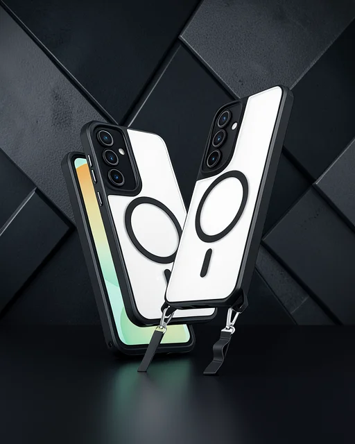 Samsung Galaxy S23 Fe Kılıf Enka Magsafe Silikon Kılıf - Siyah