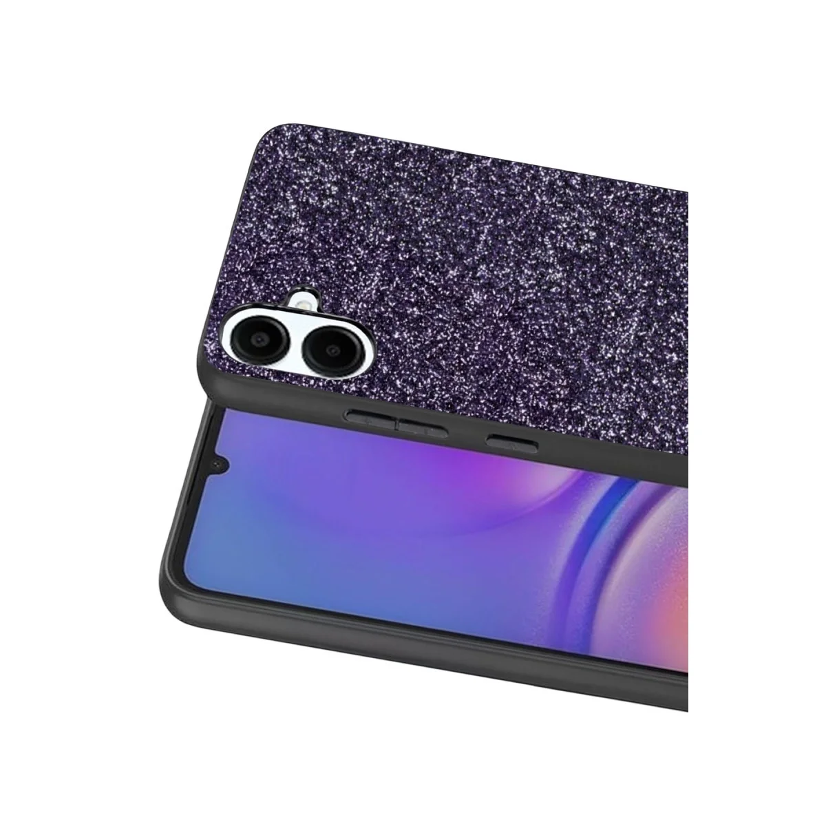 Onegif Samsung Galaxy A07 4g Bright Simli Kapak - Derin Mor görsel 2