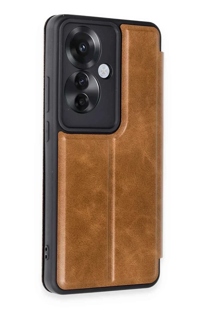 Oppo Reno 11F Kılıf Flip Cover - Taba görsel 2