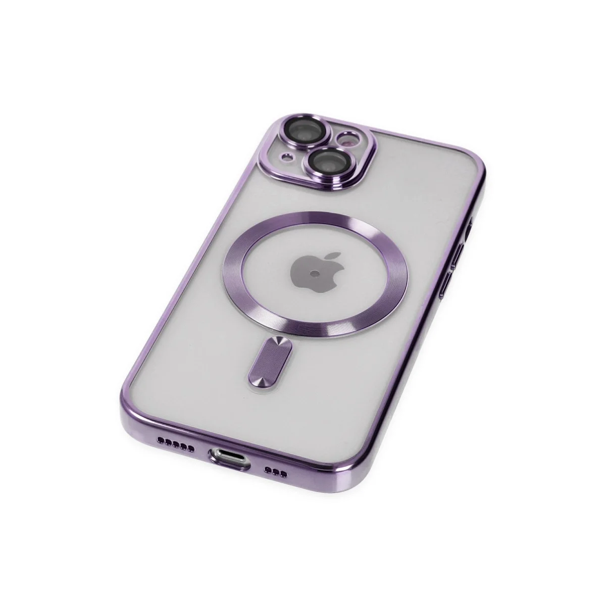 Apple İphone 14 Kılıf Kross Magneticsafe Kapak - Mor görsel 5