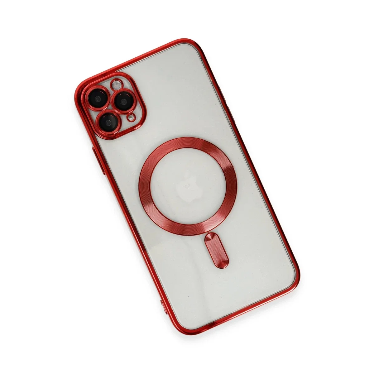 Apple iPhone 11 Pro Max Kılıf Kross Magneticsafe Kapak - Kırmızı görsel 3