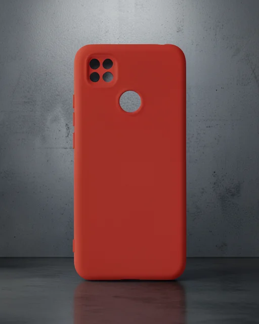 Xiaomi Redmi 9c Kılıf Nano İçi Kadife Silikon - Kırmızı