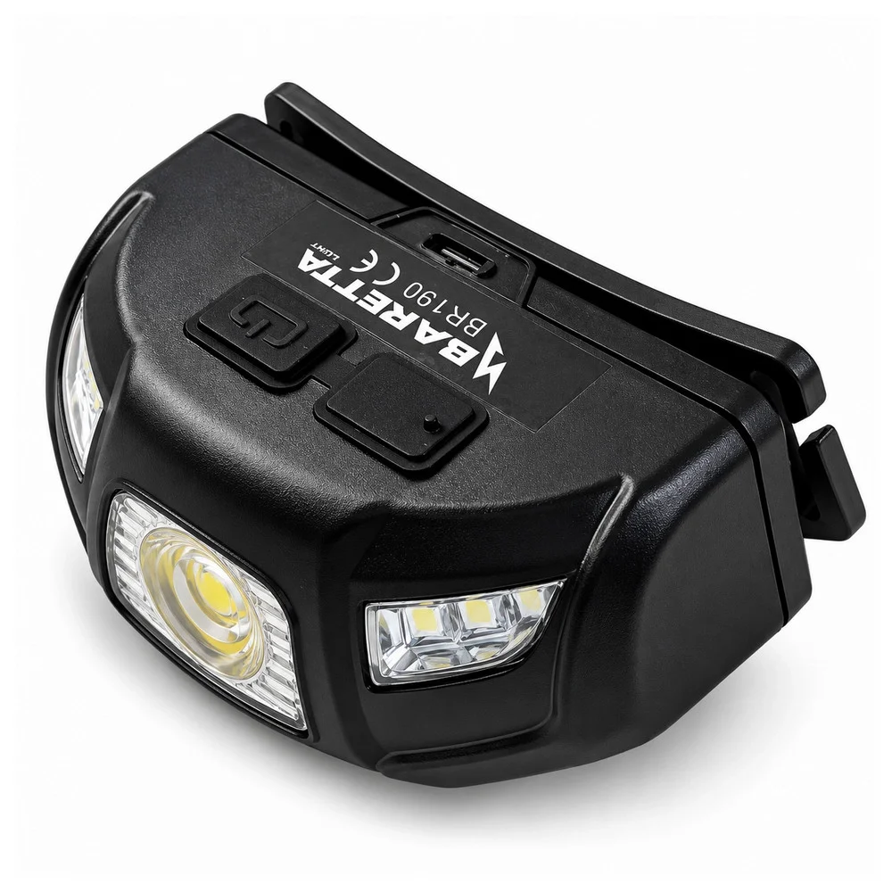 Baretta BR T190 100 Lümen 4 Aydınlatma Modu Type-C Şarjlı LED Kafa Feneri görsel 2