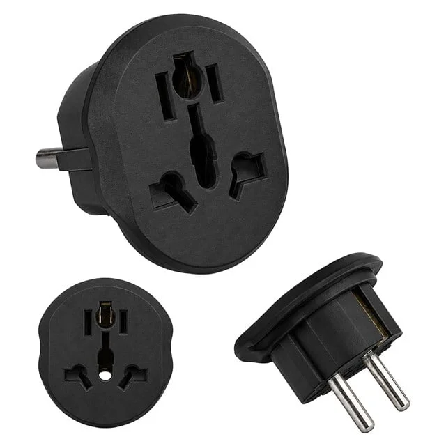 PM-24241 Avrupa Çıkışlı Universal Seyahat Priz Adaptörü Çoklu Fiş Giriş Tipi Uyumu görsel 4